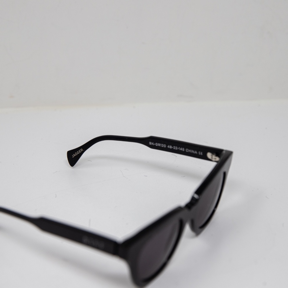 Diff Eyewear Jagger Solid Black Frames Lenses Rou… - image 3